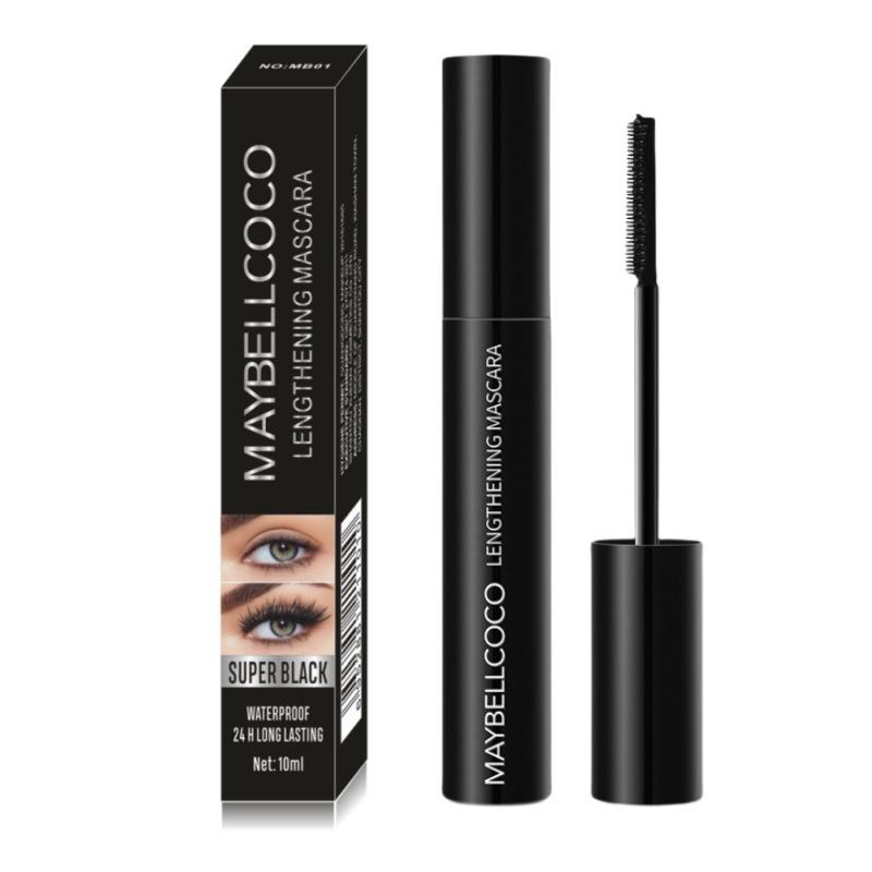 2026 Hot 4d Mascara Black Tube Eyelash Lengthen Waterproof 4ml Tube Volume Vegan Private Label Mascara Wands with Fiber Brush