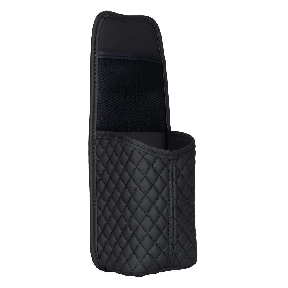 Auto Sitz Seiten Hängender Aufbewahrungs-Organizer Leder Auto Becher Taschentuchbox Glas Handyhalter Fahrersitz Seite Papiertuch Tasche