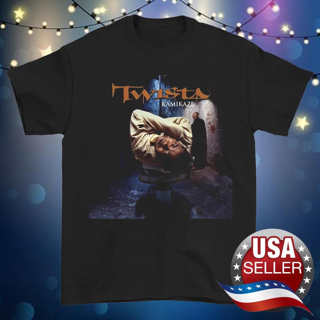 Men s and Women s T-shirts Twista rapper album black short sleeve All sizes S