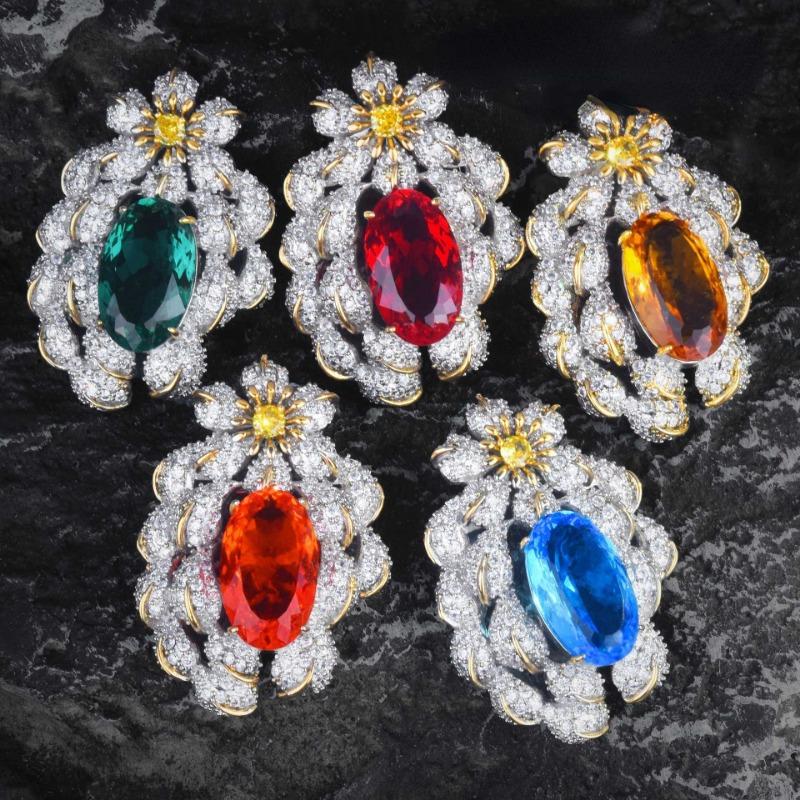 SACE GEMS Classic Copper Alloy Zircon Women Pendant Necklace Fashion Gift