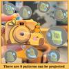 Capybara Projection Keychain Mini Camera Design Cute Animal Key Chain Bag Accessory Creative Gift for Friends Party Favor