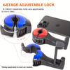 2pcs/set Car Headrest Hidden Hook with Cell Phone Holder Car Back Seat Hook Universal 360° Rotation Adjustable Hanger Rear Hook for Car Seat