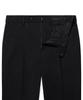 Musinsa Standard Tapered Turn-Up Hidden Banding Crop Slacks [Black]