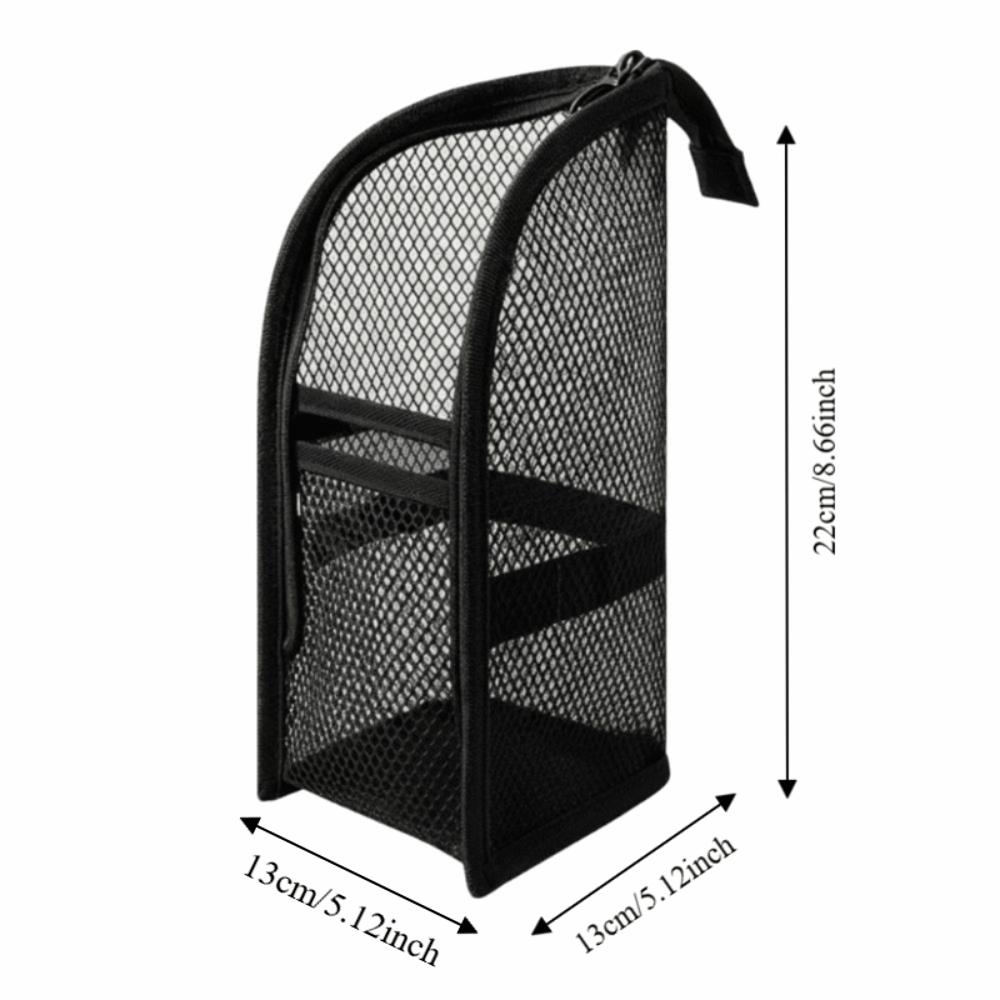 Large Capacity EVA Cosmetic Bag Waterproof Space Saving Toothbrush Toiletry Pouch Stand Up Zipper Closure