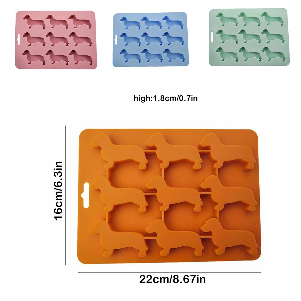 Silicone Dachshund Mold For Baking And Cake Shaping Dachshund Candy Molds Mold Dachshund Shaped Dog Mold Dachshund Pink