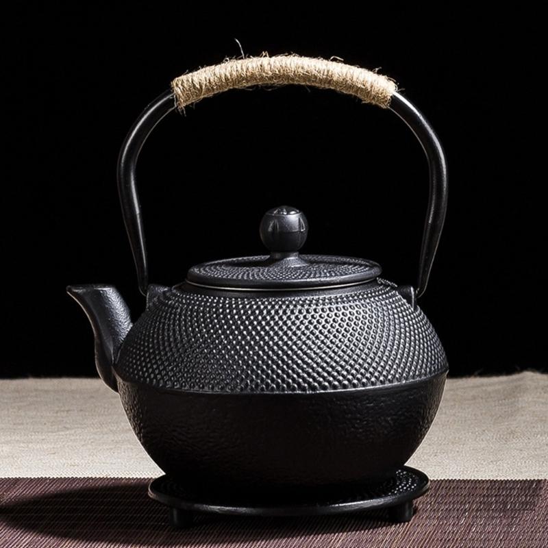 Cast Iron Tea Kettle Hot Water Kettle Household Boil Water Kettle Induction Cooker Gas Stove Universal for Stove