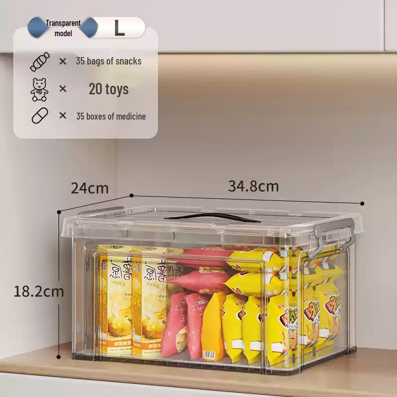 Прозрачный контейнер для хранения Changshen, утолщенный, большой емкости