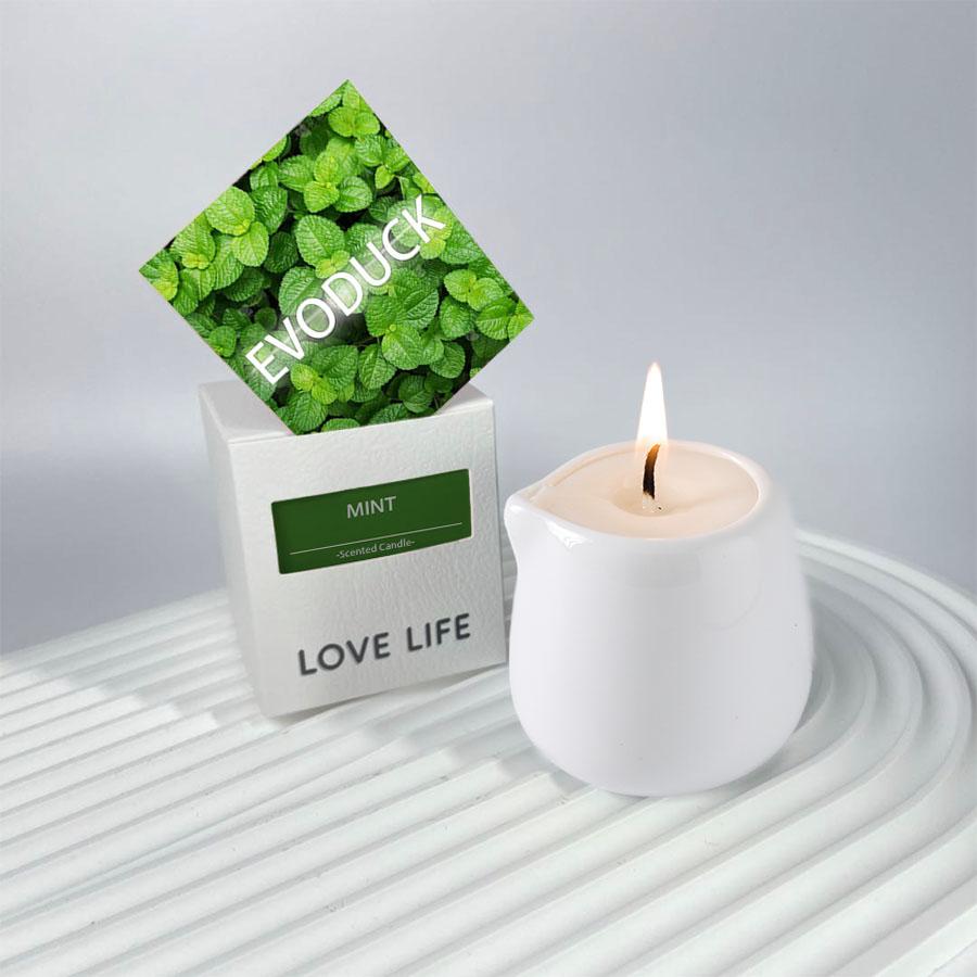 Fruity Scent Low Heat Massage Oil Candle Ultra Hydrating Body Care with Coconut Wax Oil 1.69 Oz Home Decor Valentines