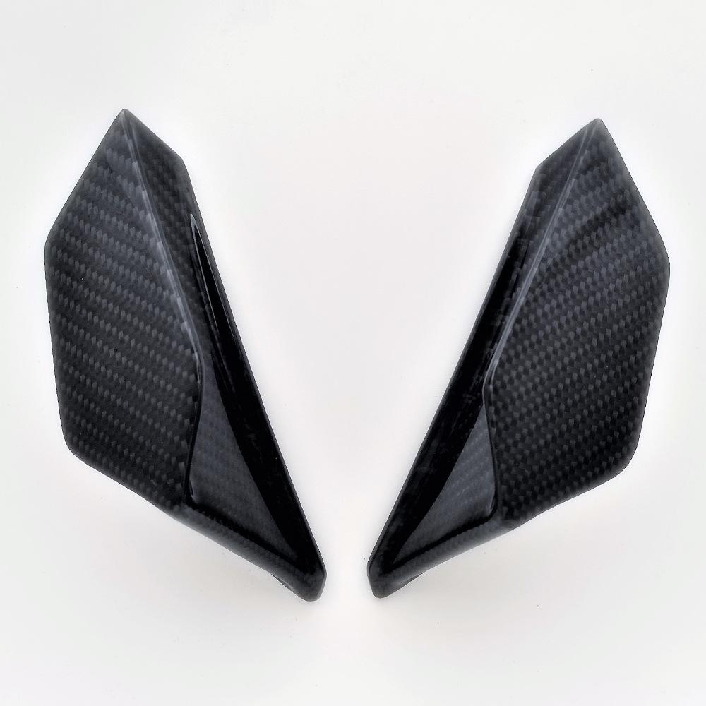 Universal Carbon Fiber Winglets & Air Deflectors for Yamaha, Honda, Kawasaki Motorcycles