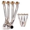 Yamaha YZF R6 Front Integrated Stainless Steel Exhaust Pipe (2017-2020)