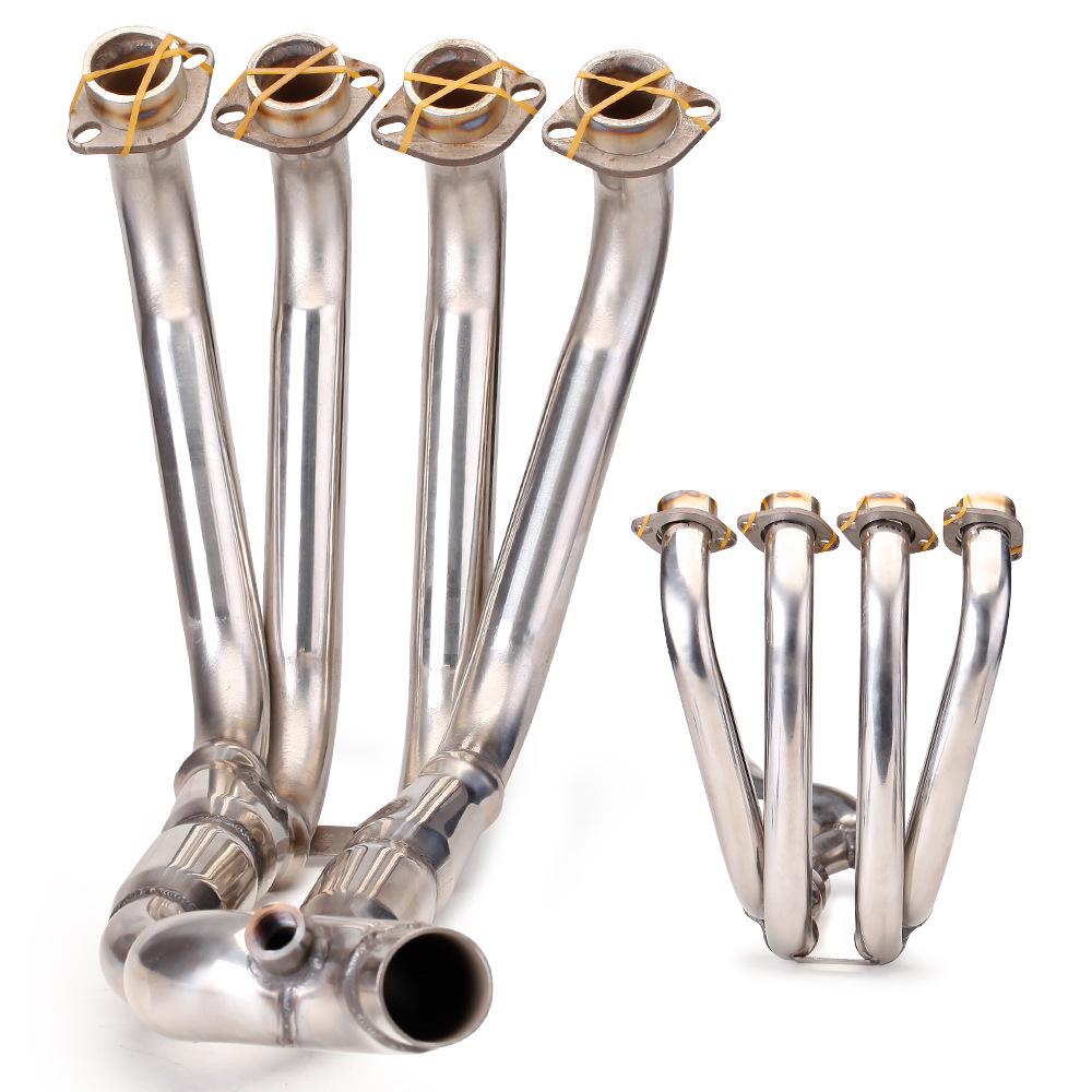 Yamaha YZF R6 Front Integrated Stainless Steel Exhaust Pipe (2017-2020)