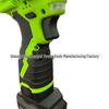 16.8V Brushless Green Electric Drill - Multifunctional Household Tool with Lithium Battery & Impact Pistol Charging