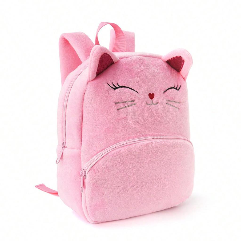 Cartoon Multi-Color Animal Plush Backpack for Kids