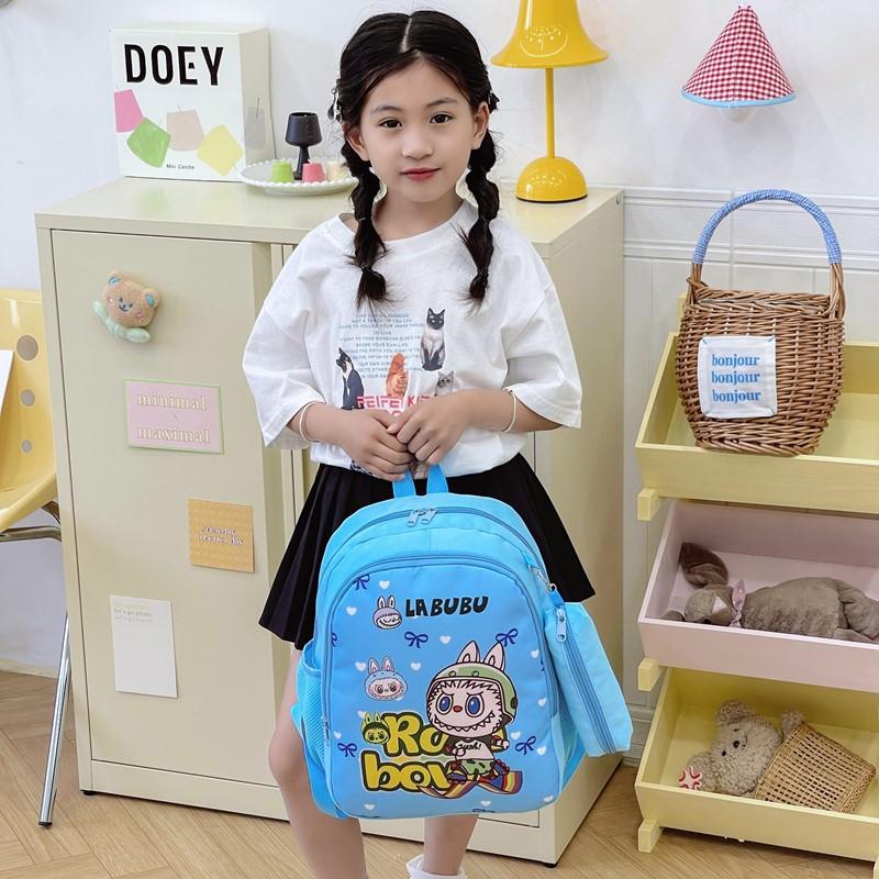 Children'S Backpack Cartoon Anime Cute Printed Boys And Girls Backpack Large Capacity Kindergarten Student School Bag