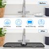 Kitchen Faucet Absorbent Mat Sink Splash Guard Silicone Faucet Splash Catcher Countertop Protector For Bathroom Kitchen Gadgets