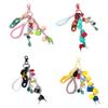 Miniature Lock and Key Pendant Keychain for Purses Backpacks Creative Handmade Gift Stylish Bags Purses Accessories