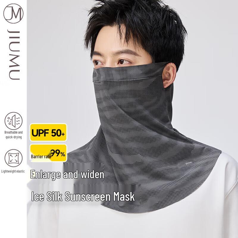 JIUMU Men's Ice Silk Sun Protection Face Mask