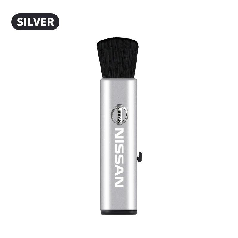 Car Vent Cleaning Soft Brush with Casing Car Interior Cleaning Tool Car Brush For Nissan Patrol Letter Badge Y60 Y61 Y62 Nismo