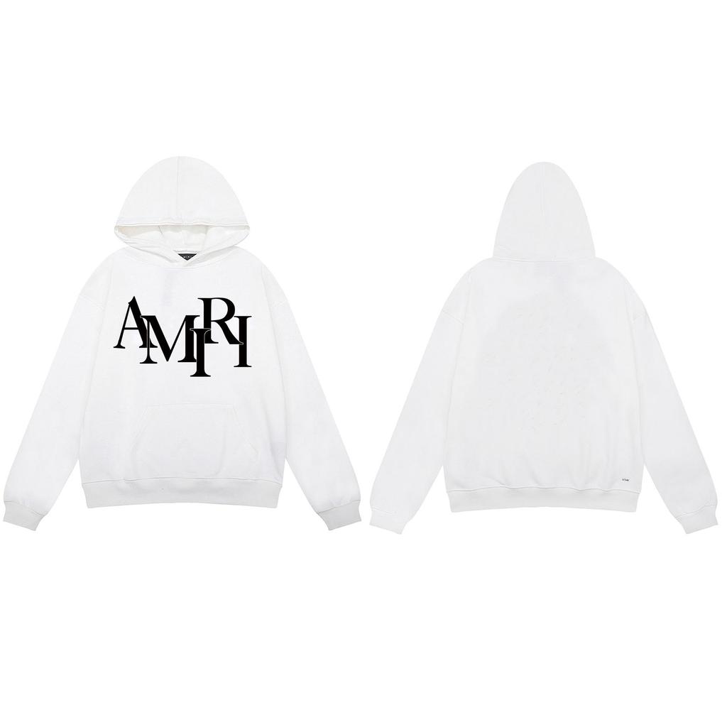 25S Trendy Brand Heavyweight Cotton Terry Hoodie with Letter Print