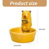 Capybara Figurine Candle Holder Ceramics Animal Warming Paws Tealight Holder Home Decoration for Animal Enthusiasts Gift