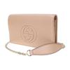 Gucci Soho Double G Logo Chain Shoulder Bag Women Shoulder Bag Light-Brown 598211-A7M0G-2754