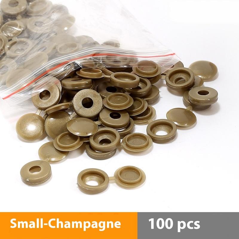 100Pcs Cross Screw Nail Cap Screw Decorative Cover Folding Buckle For Car Furniture Decorative Nuts Cover Bolts Hardware