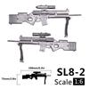 DIY Product 1:6 Scale Minigun Plastic Gun M134 Gatling Model Heavy Machine Guns Action Figures Toys Accessories Gifts