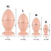 Ifukens Dildo for Thick Anal Anal Expansion Soft Dildo with Suction Extra Thick Size Oval Bud Shaped Anal Plug Anal Male Anal Anal Soft PVC Skin