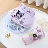 Cartoon Sanrio Sunscreen Hat My Melody Kuromi Cinnamoroll Purin Anti-Uv Sunshade Cap Large Brim Sun Hat Kids Birthday Gifts