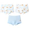 Jiusuiban Boys' Breathable Antibacterial 3-Pack Boxer Briefs