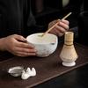 Traditionelles Bambus Keramik Japanisches Matcha Tee Set Keramikschale Bambus Matcha Besen und Teelöffel Teezubereitungswerkzeuge Zubehör
