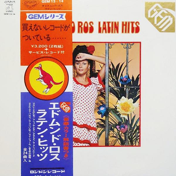 

LP Record EDMUNDO ROS Edmundo Ros Latin Hits GEM1314 LONDON 1972 Japan Latin Used