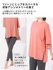 York BIG Tee Yoga Wear Short Quick Body Long Length M Size [Lupa] T-Shirt, Women's, Sleeve, Absorbent, Drying, Coverage, / Lavender,