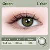 Color Contact Lenses With Soft Colored Lenses 1 Pair 14.2 Mm Natural Color Lenses for Vision Eye Lens