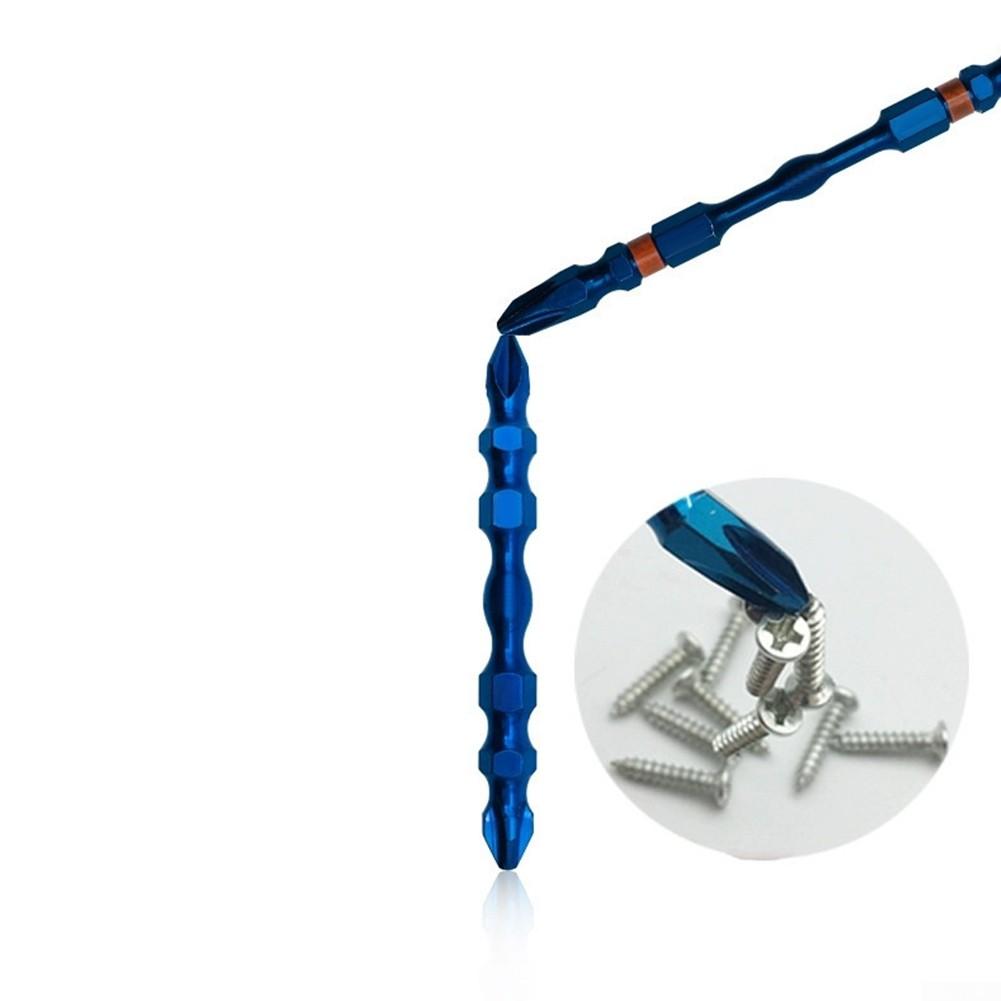 Schraubendreher-Bit magnetisch PH 2 1/2 Stück legierter Stahl blau