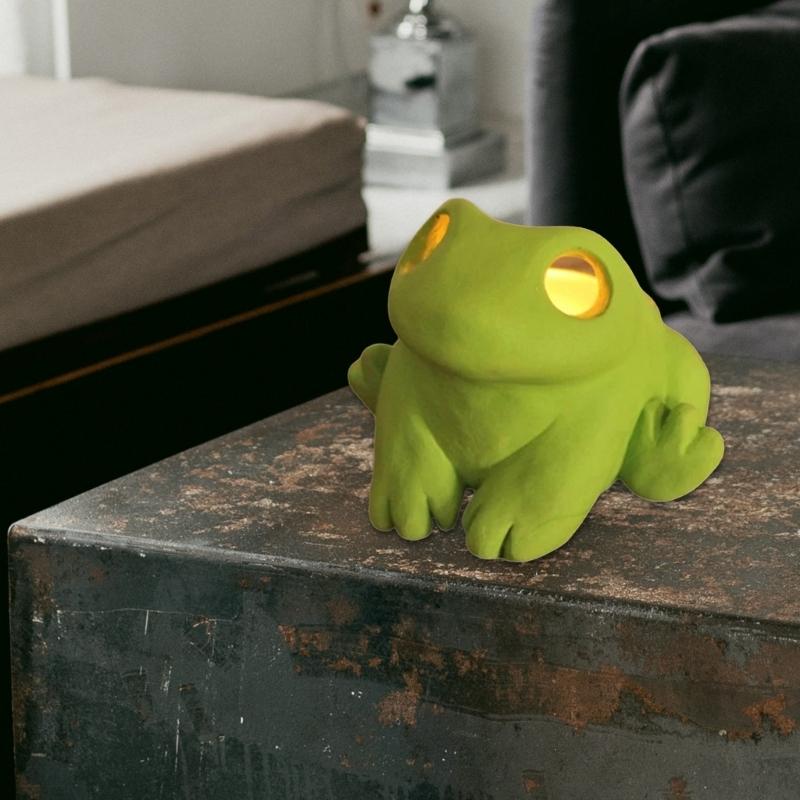 Frogs Themed Candle Stand Creative Miniature for Home Decoration for Halloween Home Party Decoration