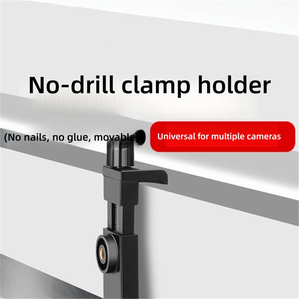No Punching Mini Camera Holder Adjustable Camera PTZ Stand With 1/4 Screw Smart Camera Mount