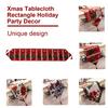 Weihnachts-Esstischläufer Abdeckung Tuch Tischdecke Dekoration Weihnachtsornament