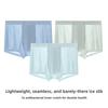 Large-size Men's Summer New 7A Anti-bacterial Silk Breathable Quick-drying Seamless Crotch Underwear