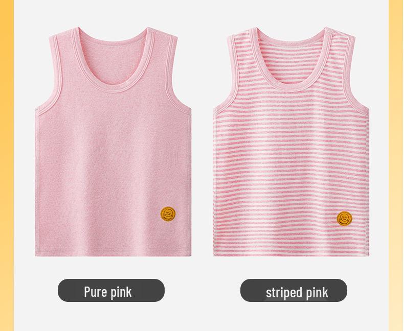 Colete térmico infantil de algodão - Camada base quente para crianças, ideal para outono/inverno.