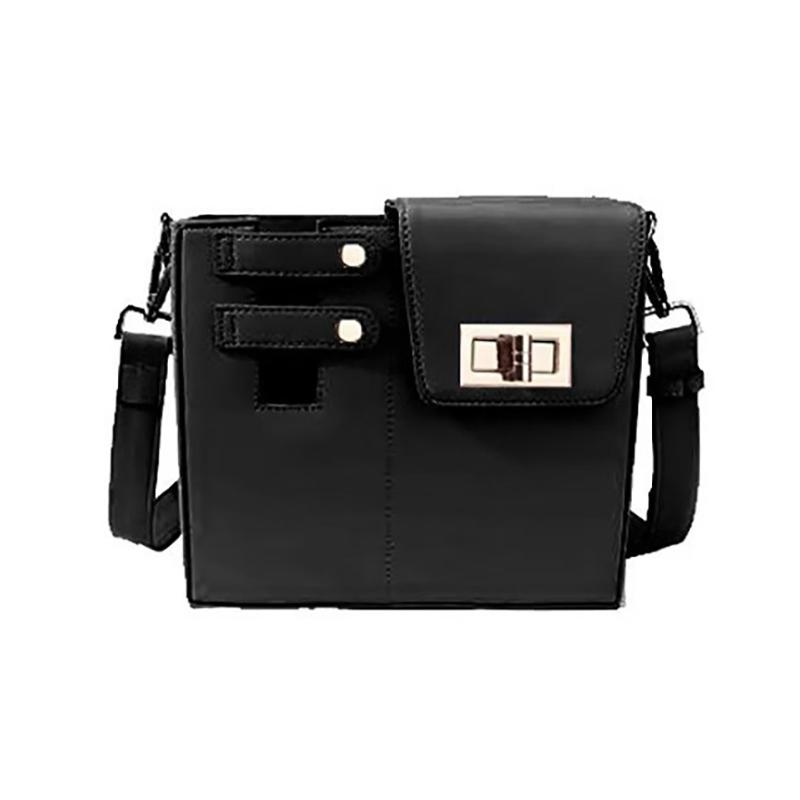 Women Water Bottle Carrier Portable Bag Phone Pocket Case Pu Leather Pouch Cups Handbag With Adjustable Shoulder Strap