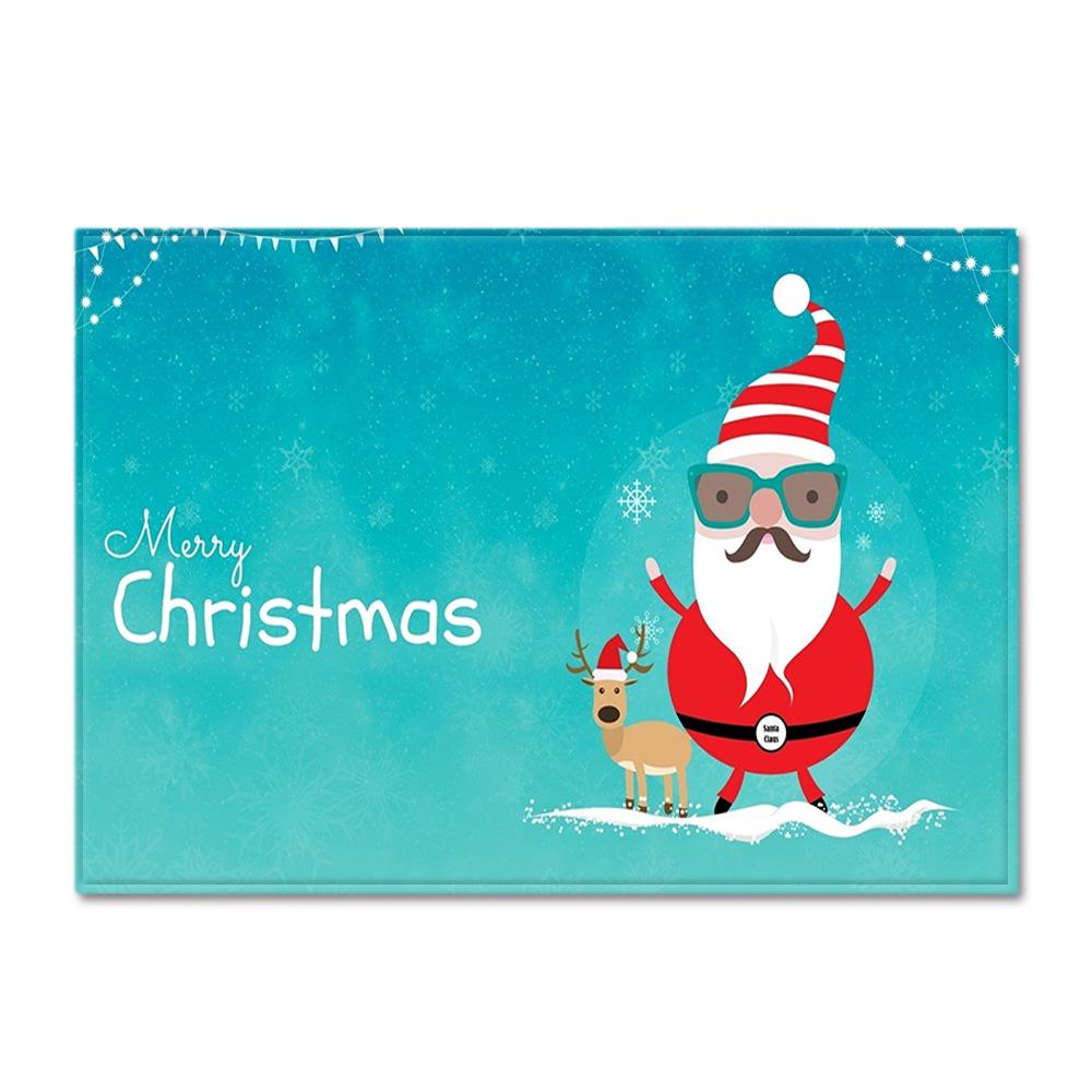 Christmas Living Room Floor Mat Bedroom Dining Room Carpet Carpet Doormat