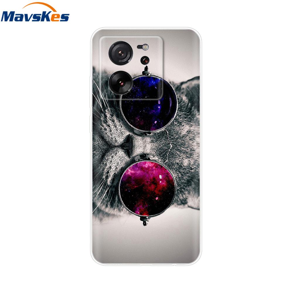 Clear Silicone Case For Xiaomi 13T Pro Back Cover For Xiaomi 13T Case Soft TPU Bumper Protective Phone Cases Mi13T Fundas Coque