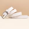 Rare Color Women's Cowhide Buckle Belt - Simple, Versatile, Retro Korean Style for Jeans