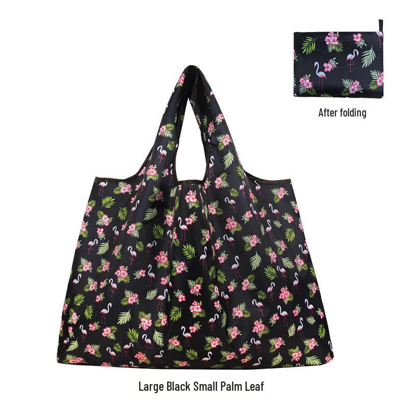 Eco-Friendly Large Capacity Flower Tote - Foldable, Waterproof, and Convenient for Shopping