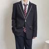 Qichenk Blazer and High School Uniform Perfect for and High School Includes Graduation and Long Size 2XL Men's Set, Halloween, Cosplay, Students, Tie,