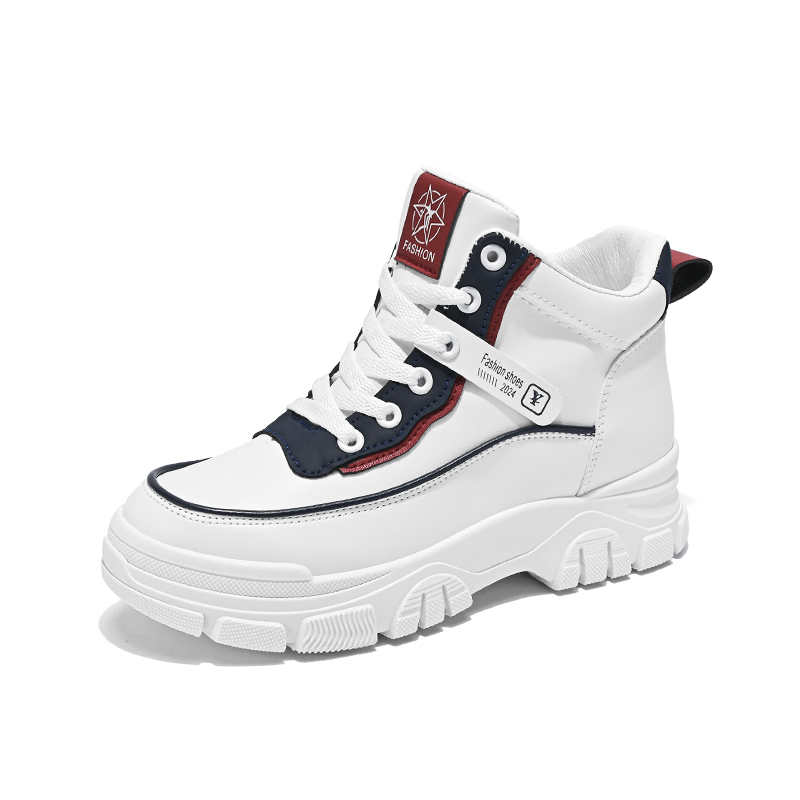 Fashion Sumer Flat-heeled Women's Beige Boots High Women's Shoes Funny Sneakers Sport Resale Pretty Tenya Shors Topanky Athletics