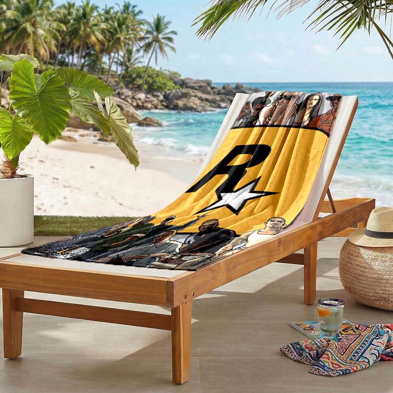 Gta Fashion Beach Towel: Ideal for Summer Adventures Soft, absorbent and quick drying suitable for swimming and bathing