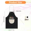 2Pcs Kids Aprons for Cooking, Adjustable Waterproof Painting Apron, Art Aprons with Pockets for Boys Girls Childs Painting Crafting Cooking Baking