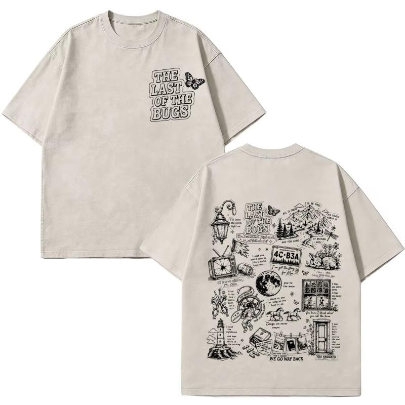 Noah Kahan The Great Divide Tour 2026 Grafica Vintage Lavata Maglietta Uomo Donna Moda Maglietta Estiva Casual Magliette in Cotone